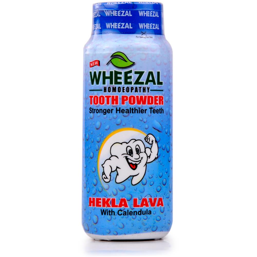 Wheezal Hekla Lava Tooth Powder G Pack Of Helps Fight Germs And