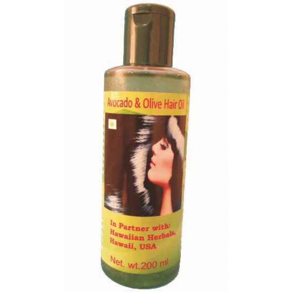 Buy Hawaiian Herbal Avocado Olive Hair Oil | ShopHealthy.in