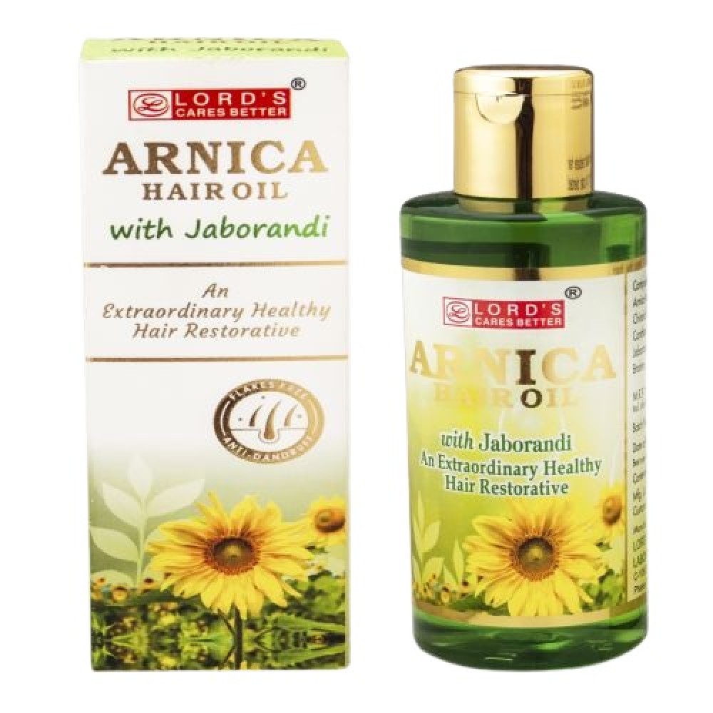 Lords Arnica Hair Oil (200ml) : Hair Miracle for Scalp with Jaborandi ...