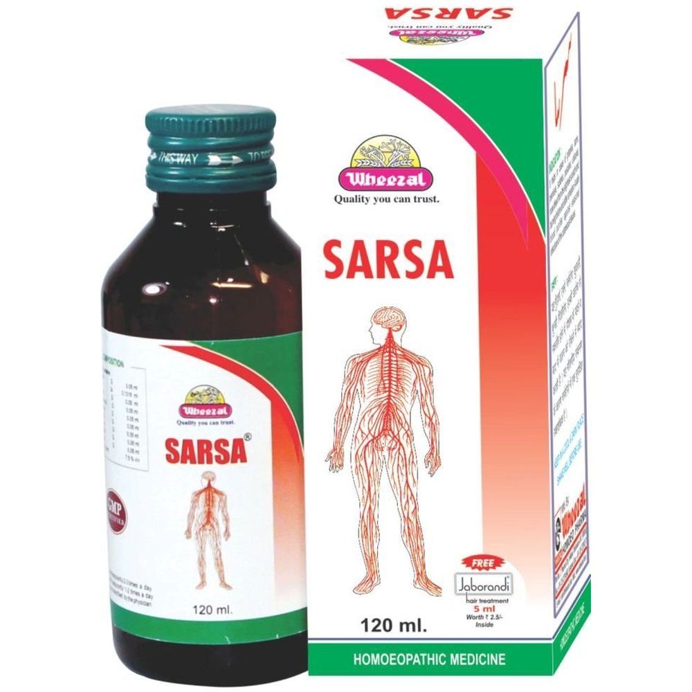 Buy Wheezal Sarsa Syrup Acne | ShopHealthy.in