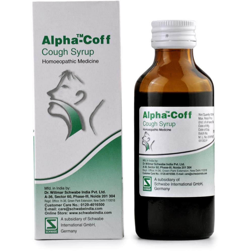 Willmar Schwabe India Alpha Coff (Cough Syrup) (100ml) : Helps in