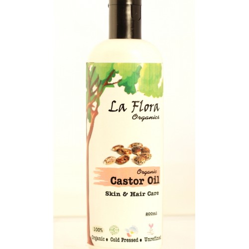 Organic Castor Oil - Skin & Hair Care - 200 Ml