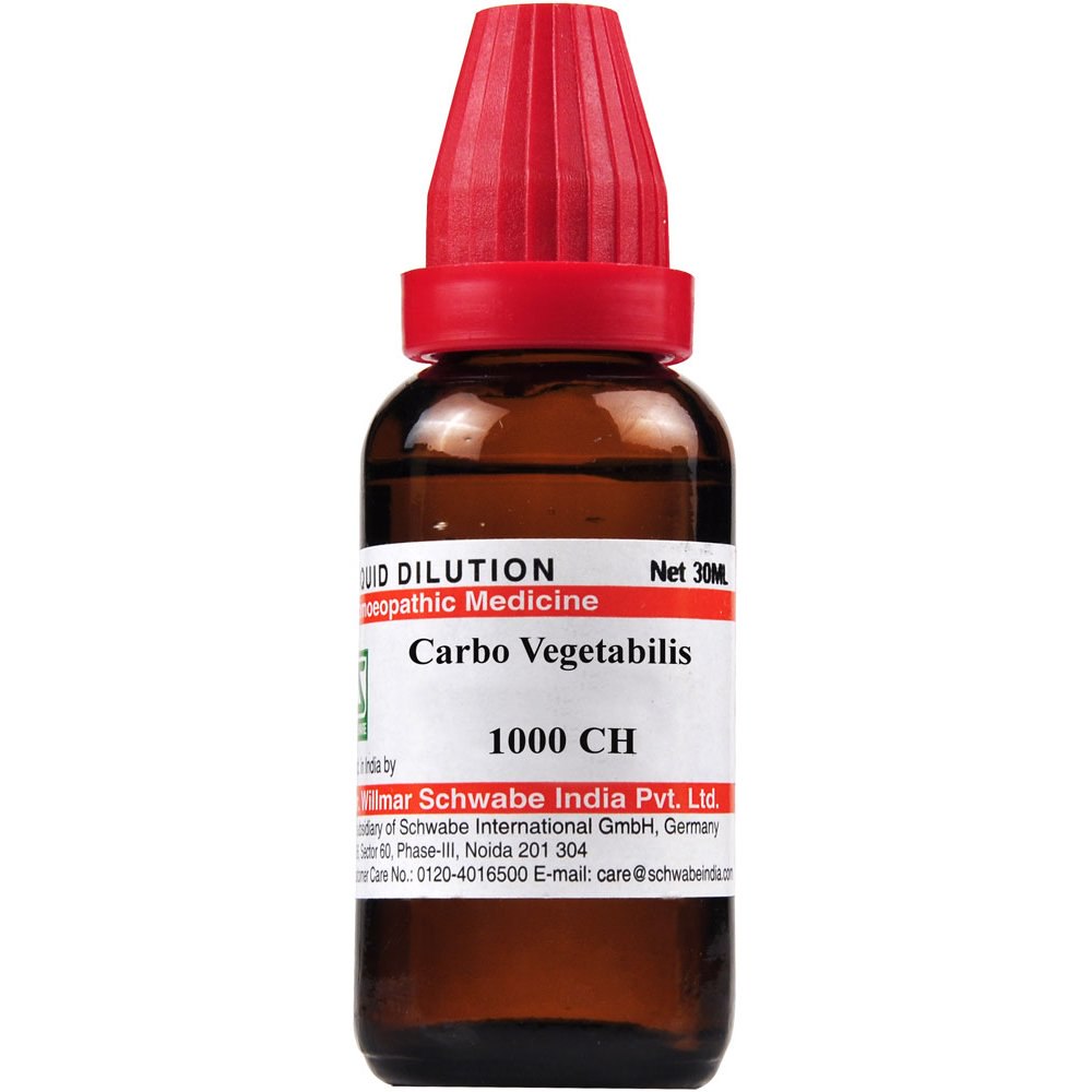 Buy Schwabe India Carbo Vegetabilis 1000 Ch Dilution Shophealthy In