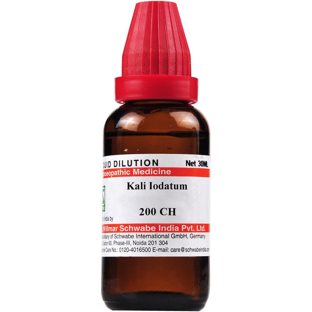 Buy Schwabe India Kali Iodatum 200 Ch Dilution Shophealthy In