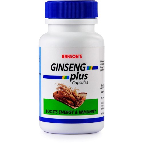 Bakson Ginseng Plus Capsules (30caps) : A daily health supplement to keep you energetic and active