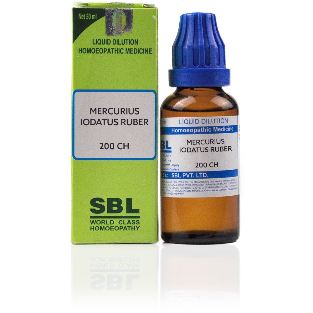 Buy Sbl Mercurius Iodatus Ruber 200 Ch 30ml Shophealthy In