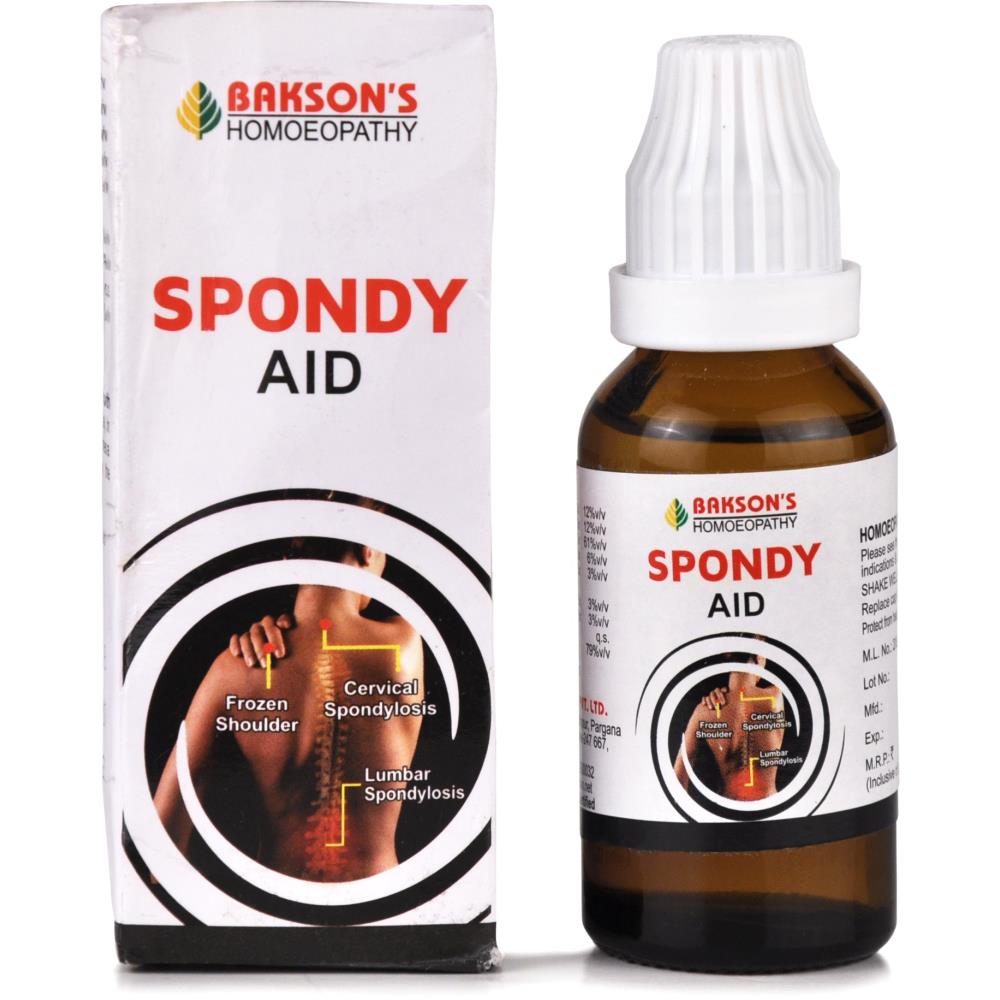 Bakson Spondy Aid Drops (30ml) Uses, Benefits, Price, Dosage ...