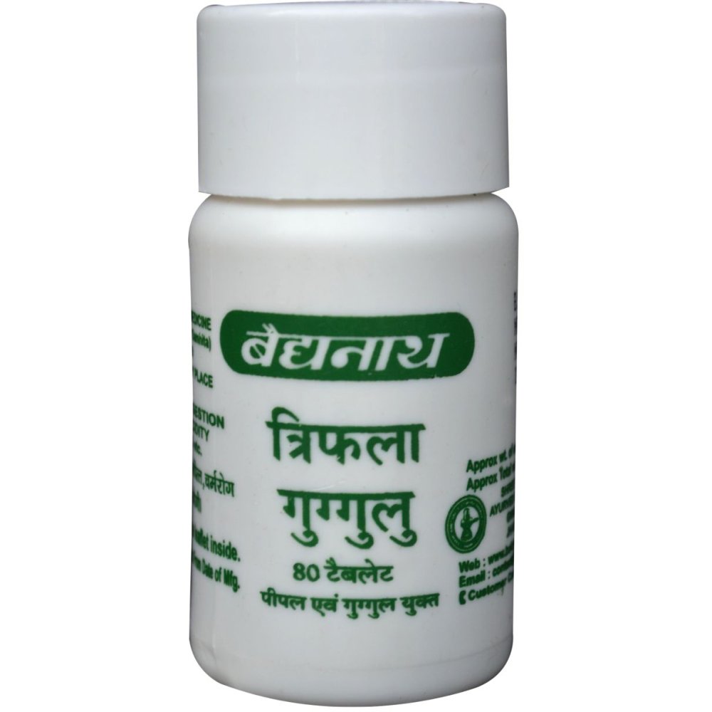 Buy Baidyanath Triphala Guggulu 80tab Shophealthy In