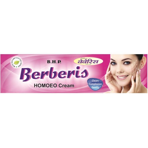 BHP Berberis Homoeo Cream (25g) : Acne Vulgaris, Rash Skin Diseases,Eczema, Dry chapped Lips, burns