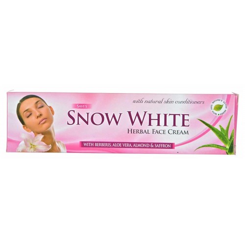 BHP Snow White Herbal Cream (25g) : Lightens Skin Tone, Reduce Blemishes, Dark Spots, Acne, Pimples