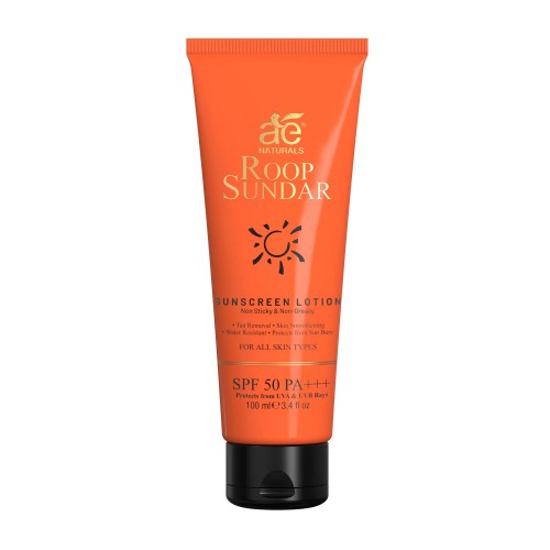 AE Naturals Roop Sundar Sunscreen Lotion Spf 50 100ml