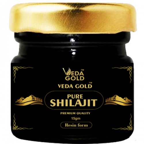 Veda Gold Pure Shilajit (15g) : Pure Shilajit Resin