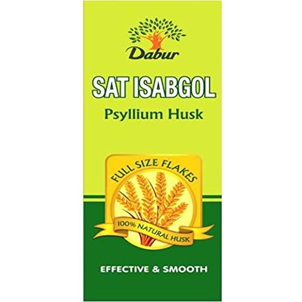 Dabur Sat Isabgol 50 Gm uses, benefits, price, dosage, disadvantages, precautions and side