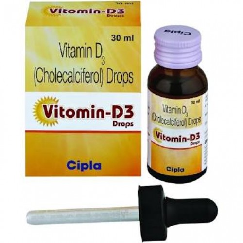 Cipla Vitamin D3 Drops (30ml)