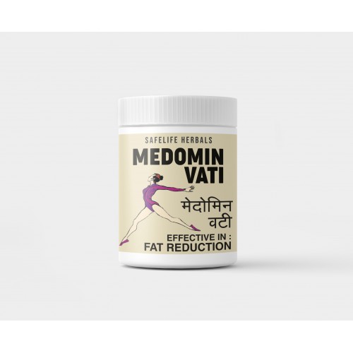 Safelife Herbals Medomin Vati Tablets (40 Tabs) : Effective In Fat Reduction